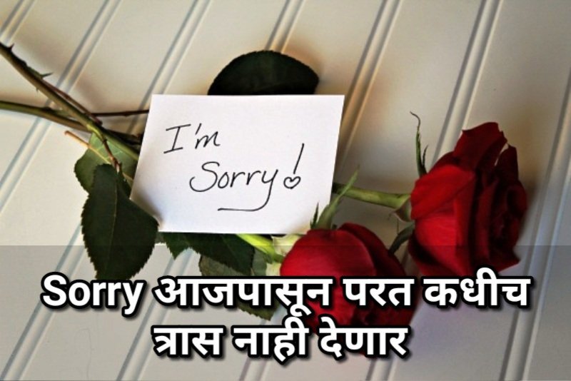 Sorry Sms For BF IN Marathi,